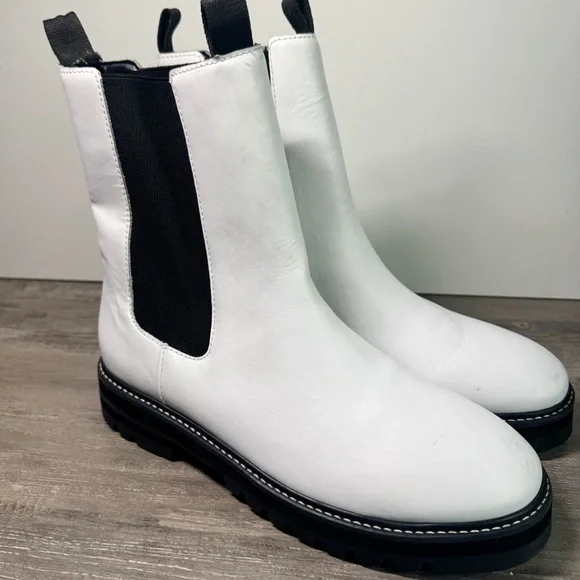 ASTER Diana Lugsole leather boots Womens 10 EUC - Picture 3 of 6